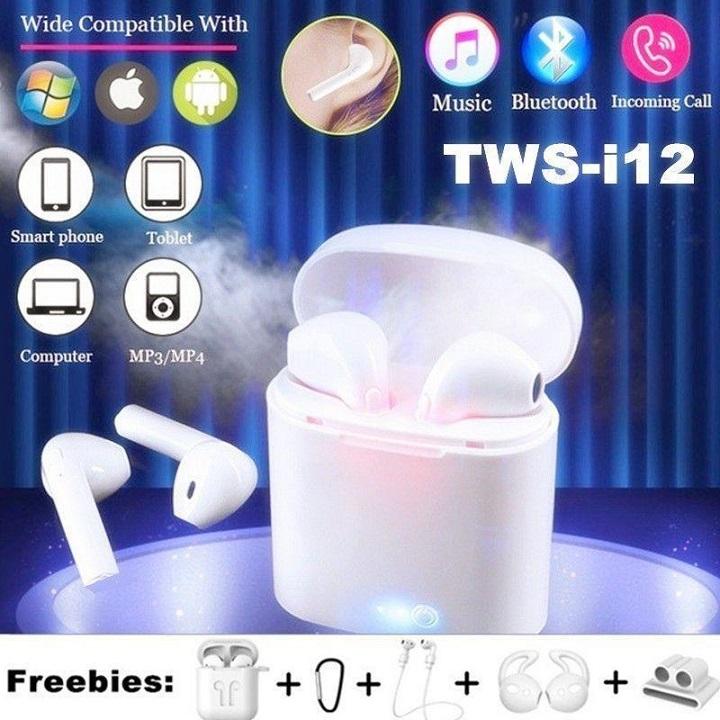 Tai nghe bluetooth i12 tws bluetooth 5.0 cảm biến vân tay