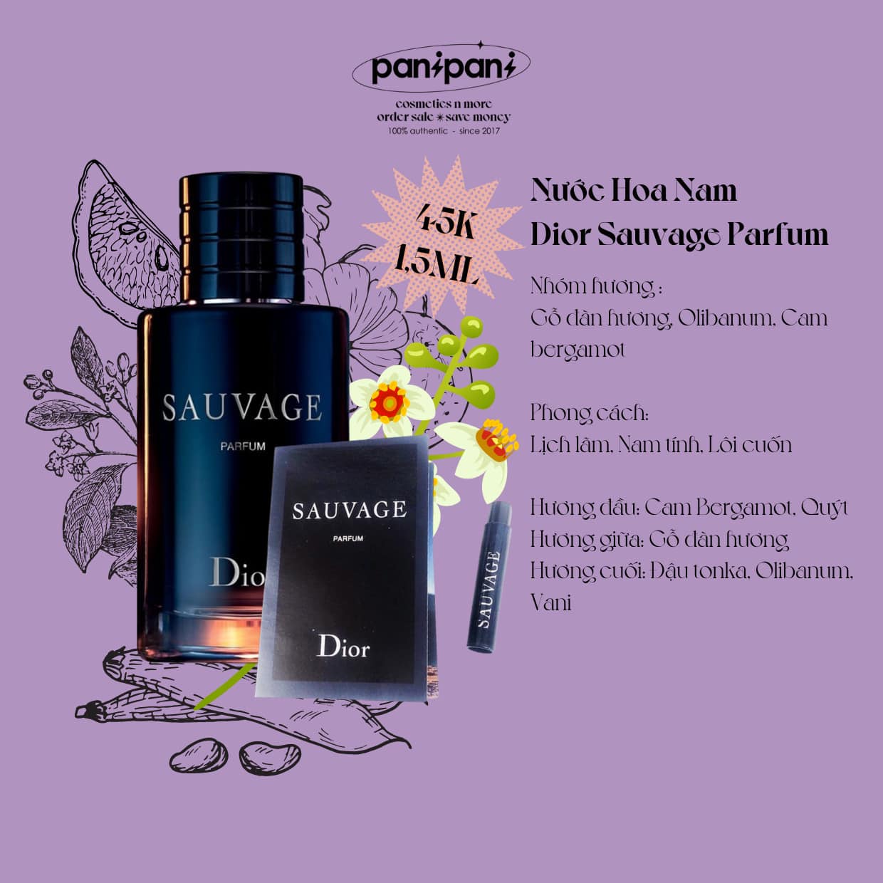 [100% AUTH] Vial Sample Nước Hoa Dior