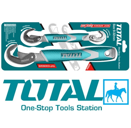 Bộ cờ lê mỏ lết đa năng TOTAL Chính hãng tht10309328 HBWS110808