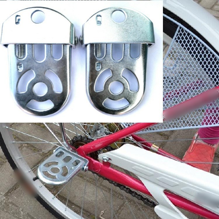 Để chân gắn trục sau xe đạp
