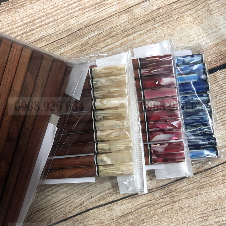 Đũa khảm - Đũa Hương ăn cơm - Bộ 10 đôi gỗ khảm cao cấp (màu ngẫu nhiên)