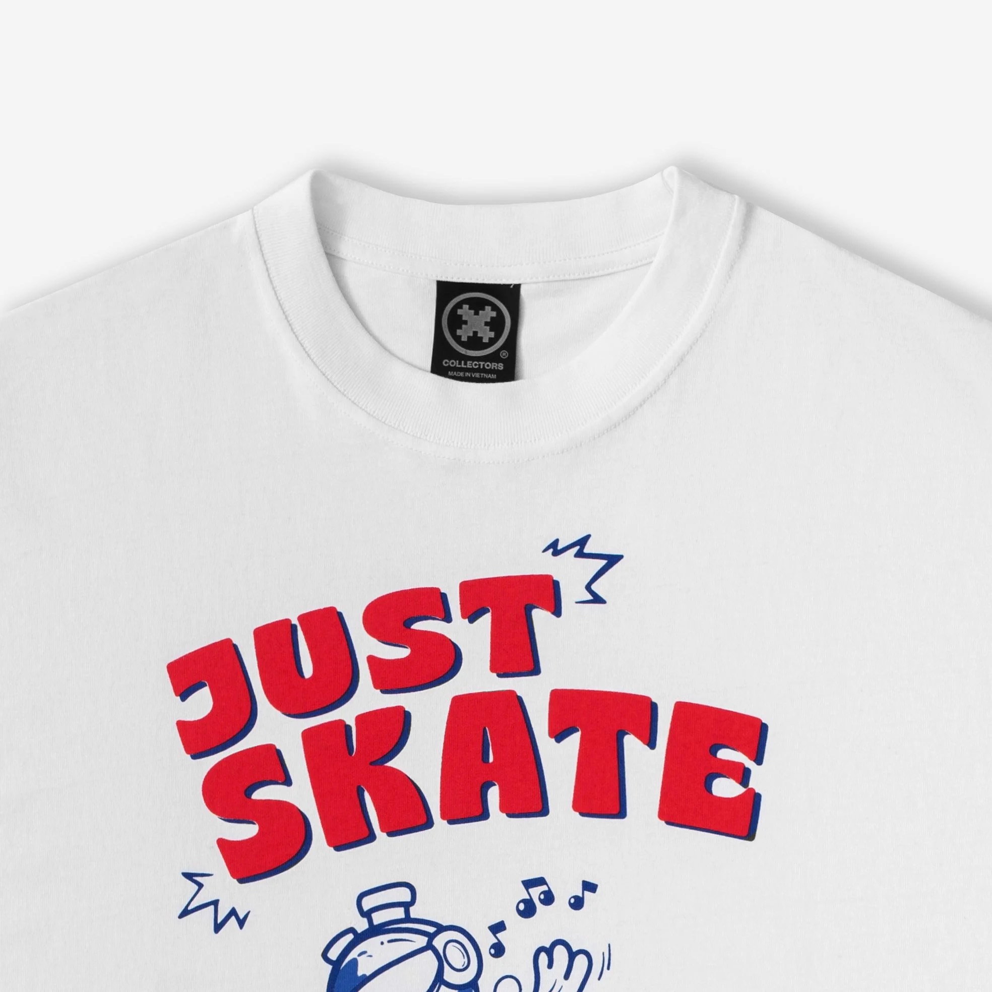 Áo Thun Trắng Collectors "Skater"