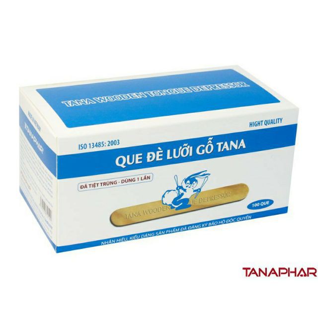 Que đè lưỡi gỗ