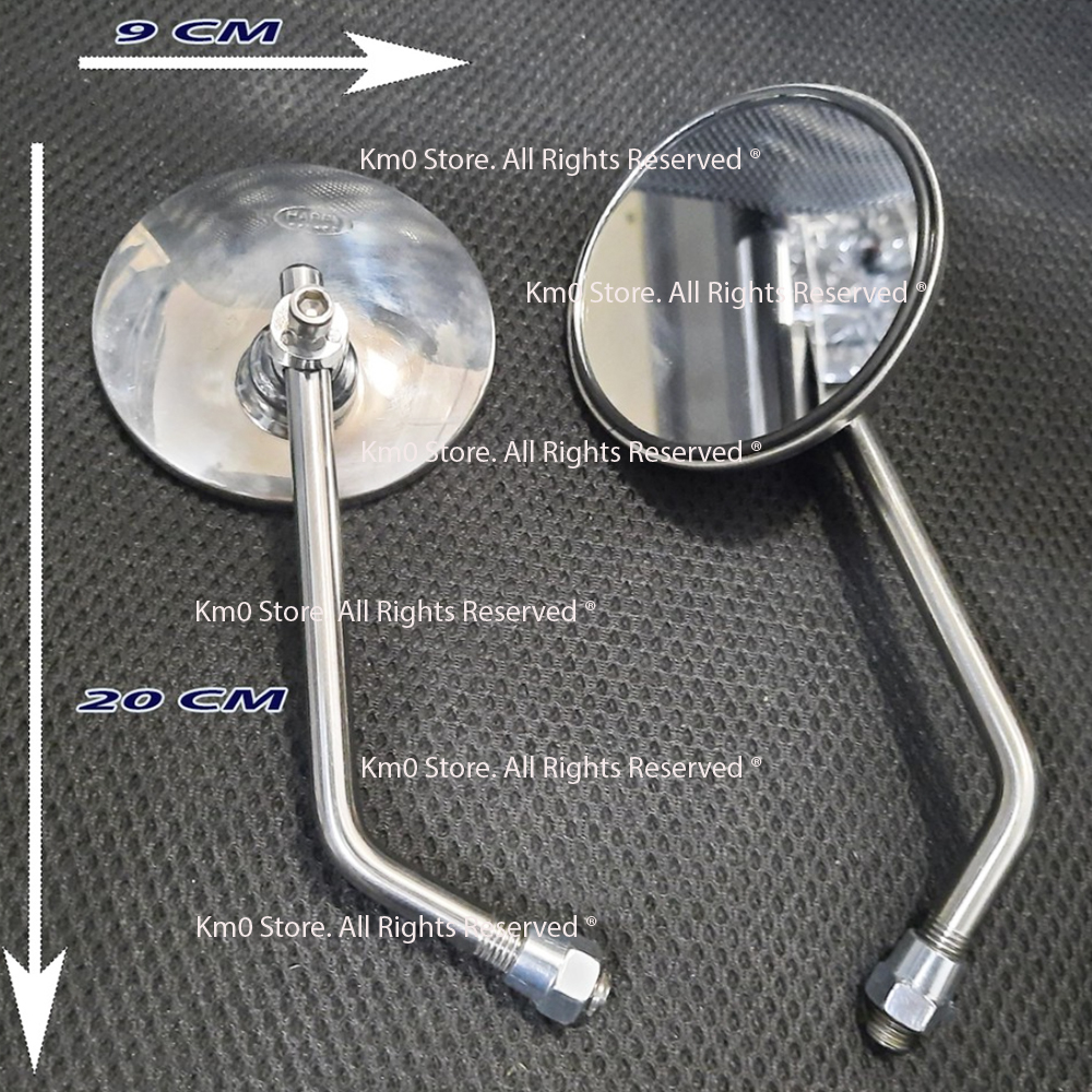 Gương Chiếu Hậu KIỂU VESPA TRÒN PHẲNG