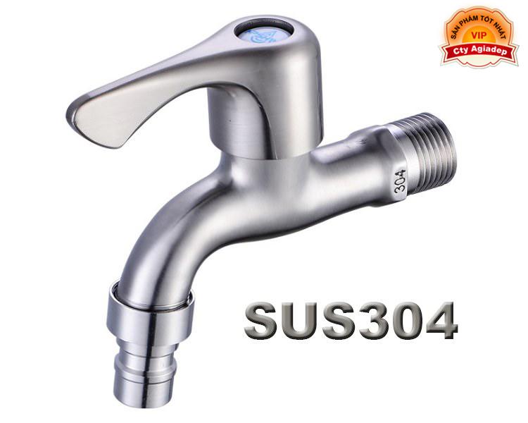 Vòi nước xả lạnh SUS304 - Hàng Cao cấp ITALIA