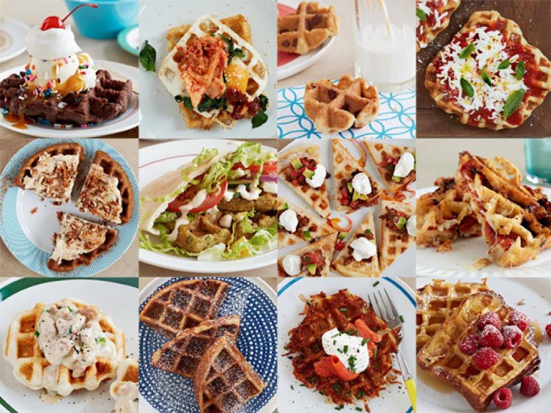 Bột Trộn Sẵn Bánh Waffle Brussel (1Kg)