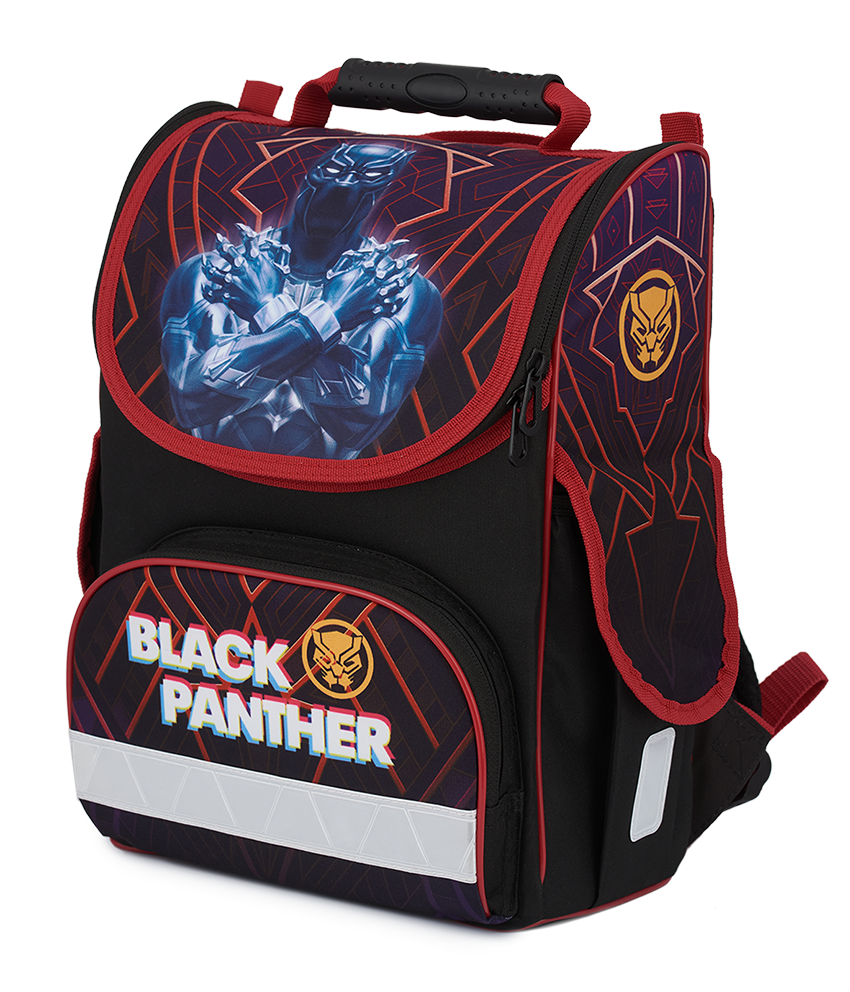 Cặp học sinh chống gù bebé - Nature Quest Black Panther
