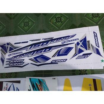 tem rời ex 150 mxking xanh trắng