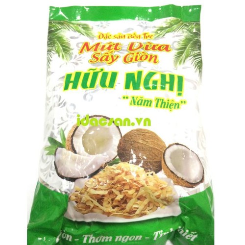 Mứt Dừa Khô Sấy Giòn Hữu Nghị 275g