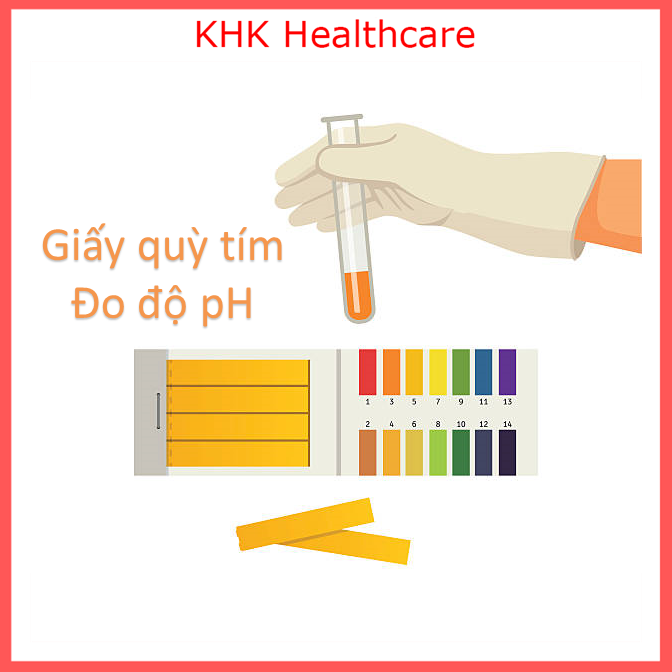 Giấy Quỳ Tím Đo Độ pH theo thang màu từ 1-14 (xấp 80 tờ)