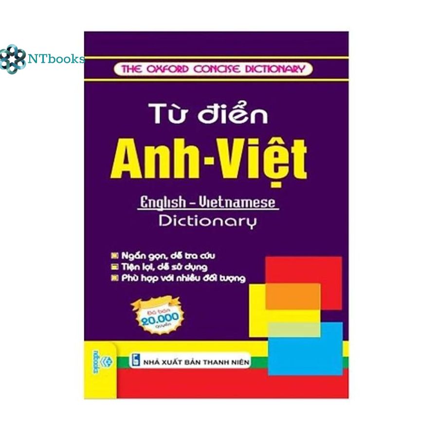 Sách từ điển anh- việt - khổ 7.5x12.5cm _ ntbooks