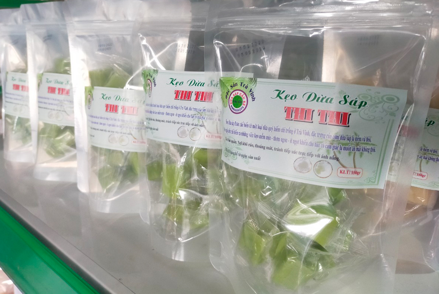 150gr Kẹo Dừa Sáp Vị Lá Dứa