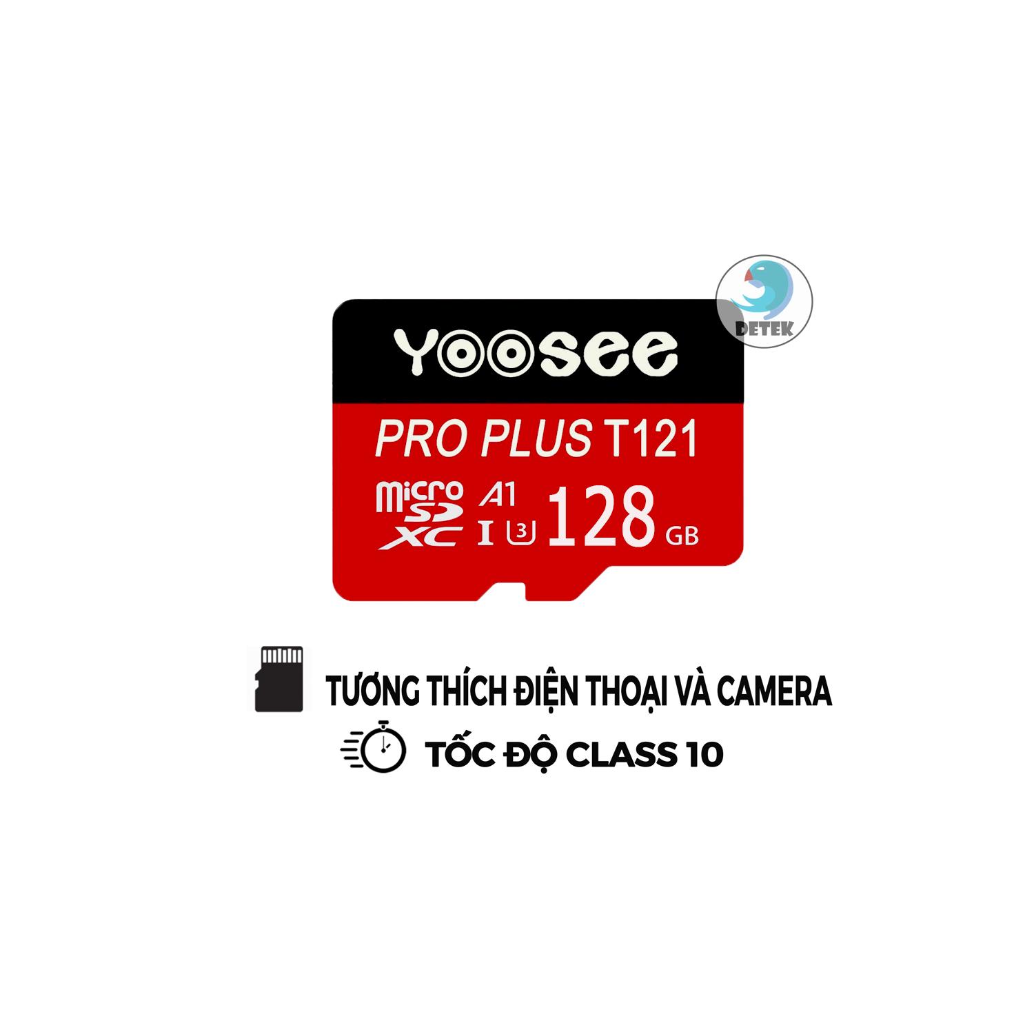 Thẻ nhớ Yoosee 128Gb Class 10 chuyên dụng cho camera (loại theo máy)