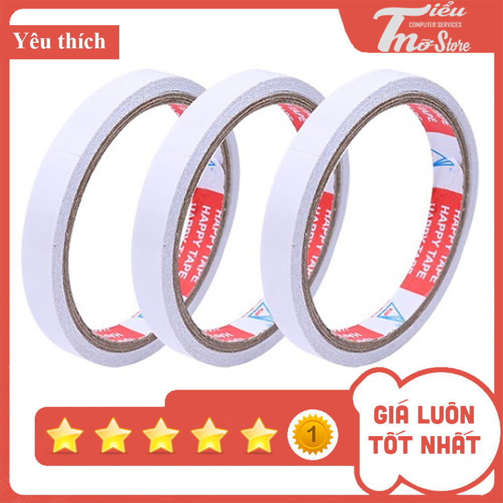 Băng Keo 2 Mặt 12mm 1F2