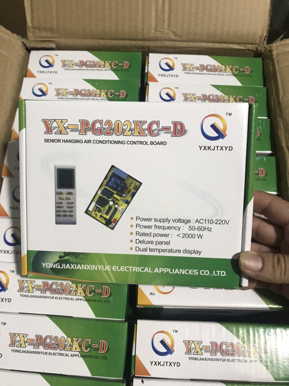 Bo Mạch Điều Hòa Đa Năng  6 dây YX-PG202KC-D ( Có Mặt Hiển Thị )