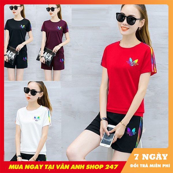 [HCM]Bộ thể thao Adidas 3 sọc ngắn