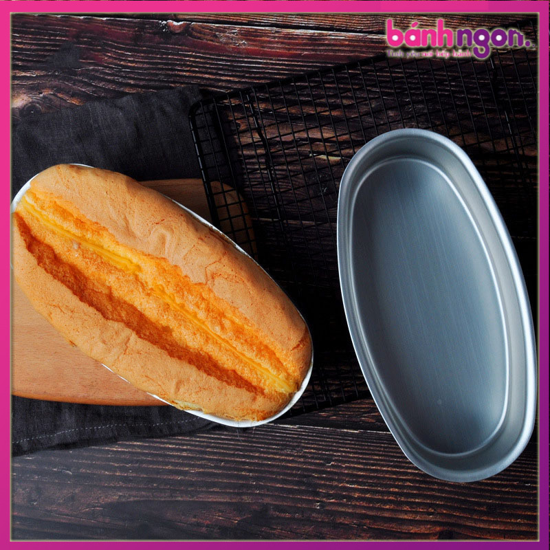 🍩🍩🍩 khuôn oval hợp kim nhôm,nướng bánh hình bầu dục dụng cụ làm bánh nhà bếp🍩🍩🍩