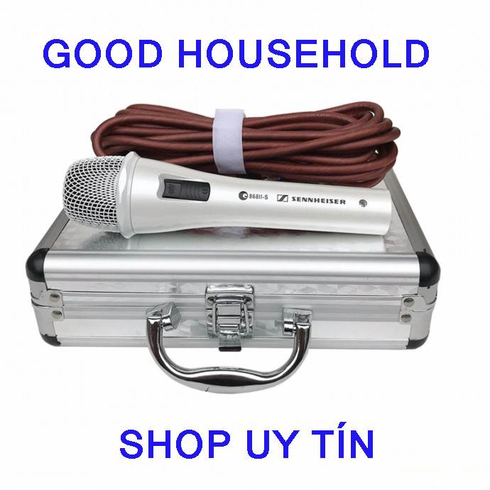 [HCM]Micro Có Dây Hát Karaoke Sennheiser E-838 Hộp Nhôm-Micro Mini Dành Cho Mọi Loại Loa-Sang Trọng-Chất Âm Cực Hay-Âm Thanh Chuyên Nghiệp-Hát Nhẹ-Khử Hú Tốt-Chắc Chắn Chống Tuột Dành Cho Mọi Gia Đình-Dây Nối Dài Linh Hoạt Khi Sử Dụng.