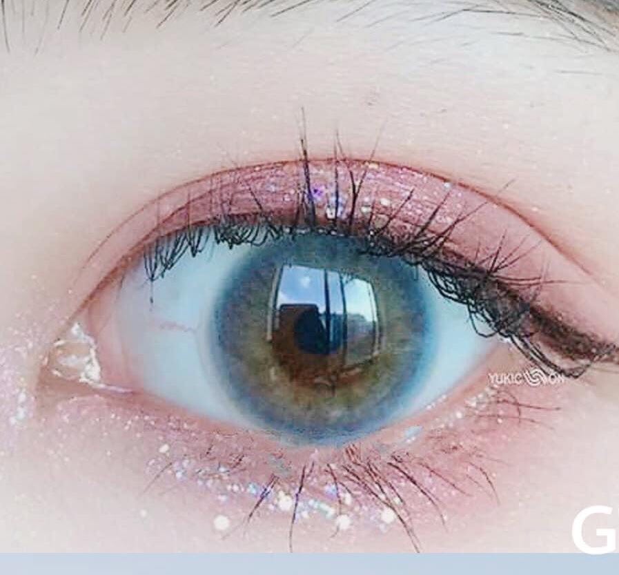 Contact Lens Xanh Biển - Sử Dụng 1 Năm Tặng Kèm Khay Đựng