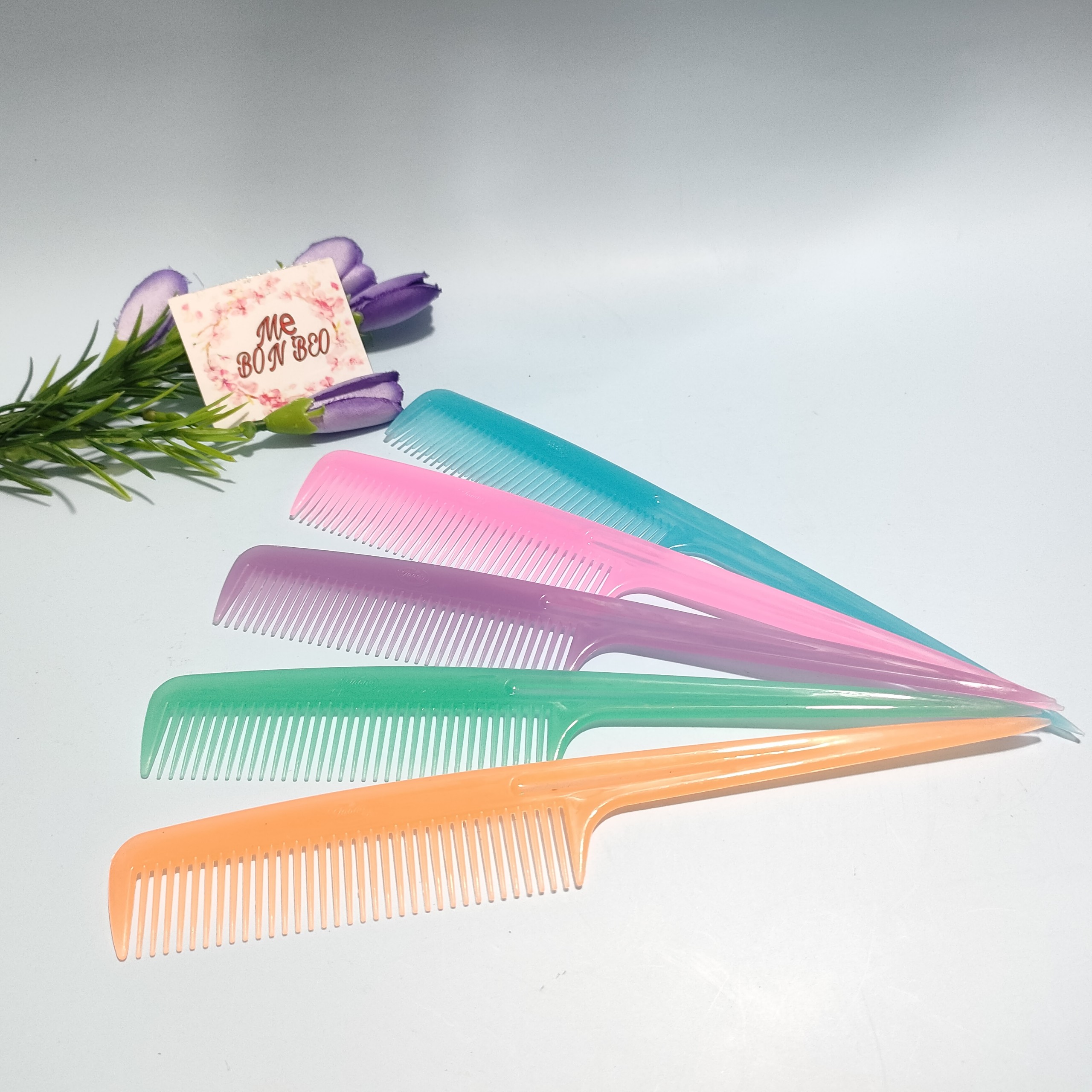(1 cây) Lược đuôi nhọn chia tóc rẻ ngôi tóc (21cm x 2.5cm)