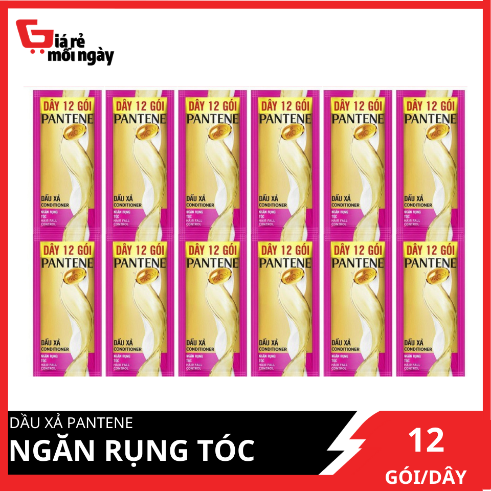 Dầu xả Pantene Ngăn rụng tóc Dây 12 gói
