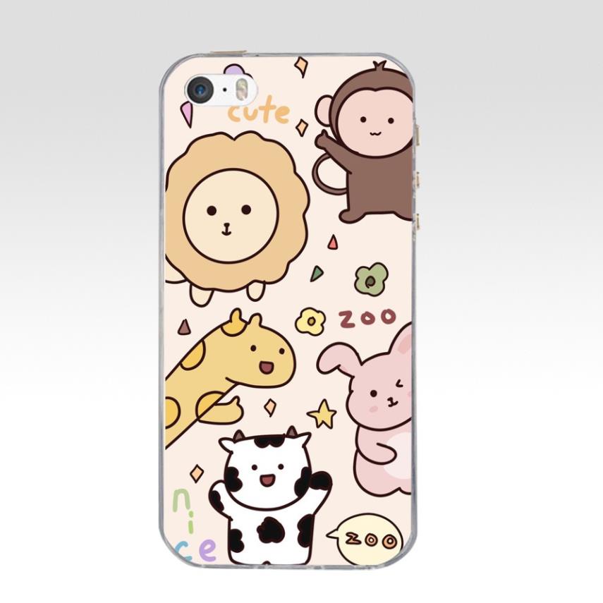 Ốp lưng iPhone 4 4s / 5 5s 5c 5se / 6 6s hình roro jump dễ thương nhiều mẫu lựa chọn