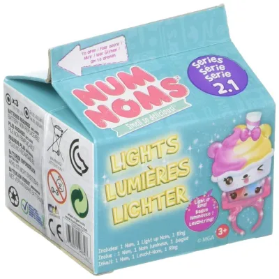 Đồ chơi bí ẩn phát sáng Num Noms Lights Mystery Series 2 Small Food Toy (Hàng nhập Mỹ)