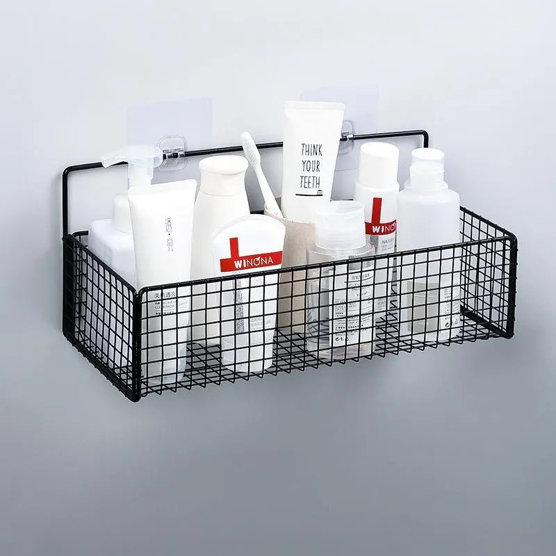 Rổ Lưới Sắt Treo Tường Đựng Vật Dụng Tiện Lợi, Không Cần Khoan Đục, Kiểu Dáng Hiện Đại,rổ lưới, rổ đựng đồ nhà tắm, rổ đựng đồ nhà bếp, rổ đựng miếng rửa chén, rổ đựng đồ , rổ sắt, rổ treo tường
