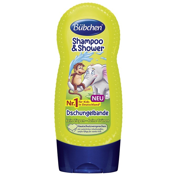 (Quà Tặng Đơn Hàng 799K) Sữa Tắm Gội Cho Bé Bubchen 230ml hàng Đức