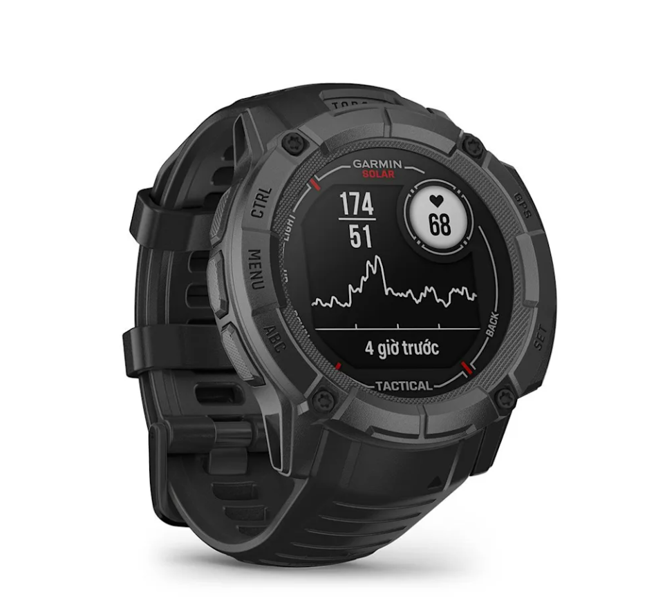 Smartwatch Garmin Instinct 2X Solar, Smartwatch For Running, Smarwatch For Cycling, Smartwatch For Sports, Smartwatch For Outdoor Activities