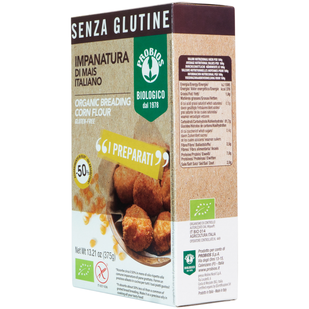 [FREESHIP] Bột Chiên Xù Hữu Cơ 375g Organic Breading Corn Flour