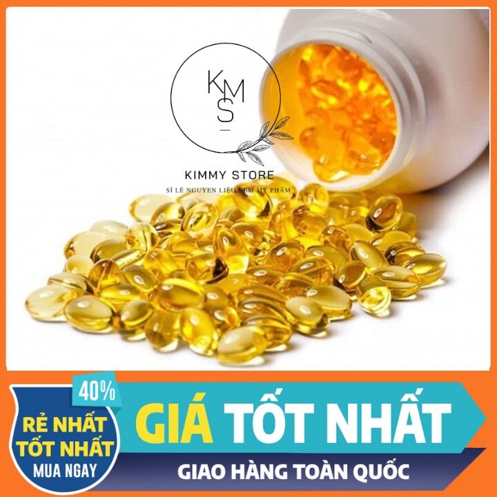 [HCM]Combo 5 viên e dưỡng vàng chộn kem
