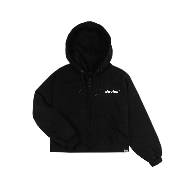Áo hoodie Davies nam nữ DSS Zip Hoodie Basic - BLACK