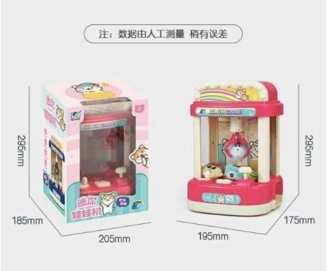 [HCM]Máy gắp thú mini kèm gấu bông mini