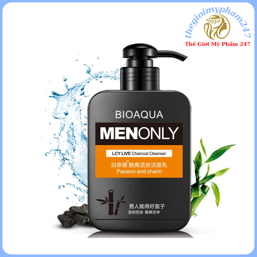 Sữa Rửa Mặt Nam Cho Da Dầu Mụn 168g Ngừa Mụn, Dưỡng Ẩm,Thơm Mát