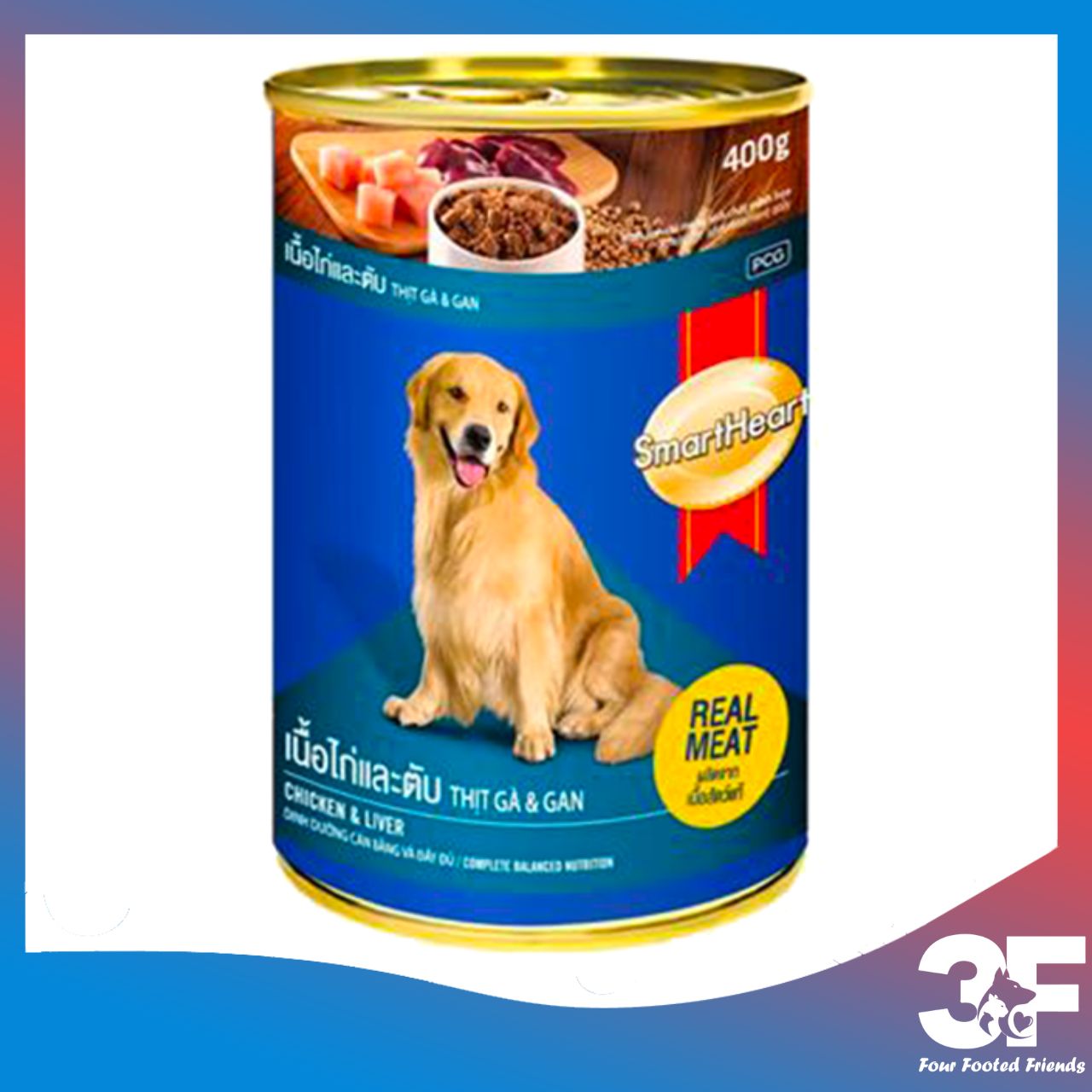 Pate SmartHeart Cho Chó Mọi Lứa Tuổi Lon 400g