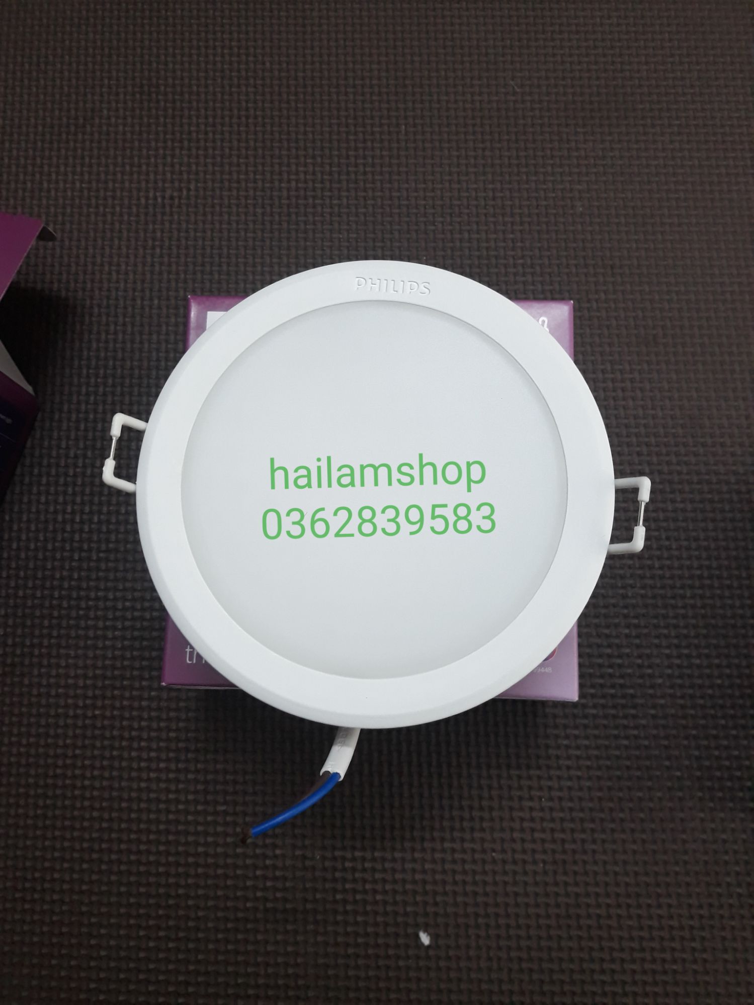 Đèn âm trần led 7w d90 59445 philips