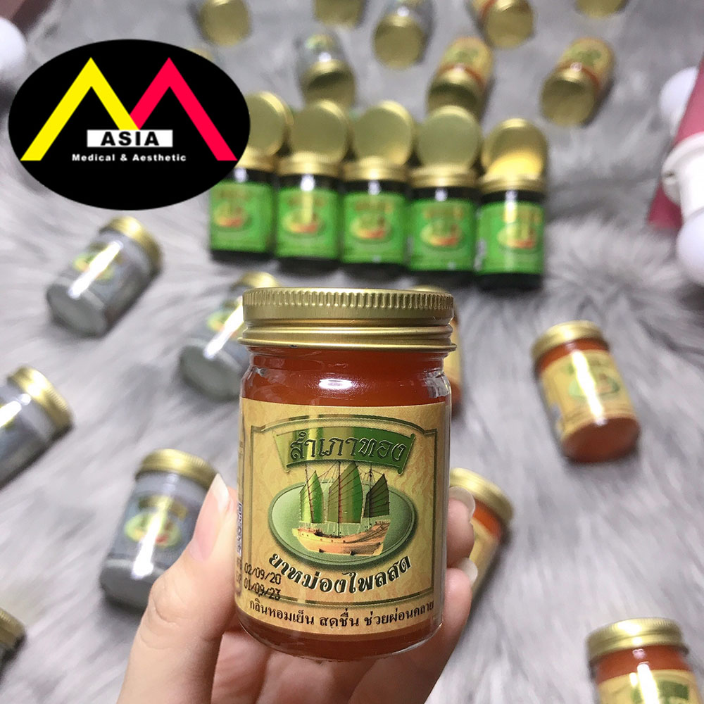 Dầu cù là cánh buồm xoa bóp đau lưng nhức mỏi say tàu xe giữ ấm cơ thể thái lan 50g