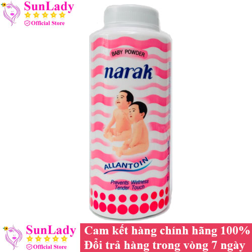 Phấn rôm Thái Lan Narak 25g hương thơm dịu nhẹ - Phấn rôm Narak ngừa rôm sẩy trẻ em cả người lớn