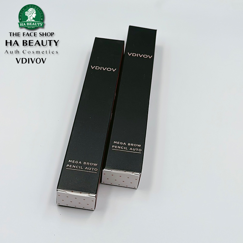 Chì kẻ mày 2 đầu dễ kẻ VDIVOV Mega Brow Pencil Auto 0.35g