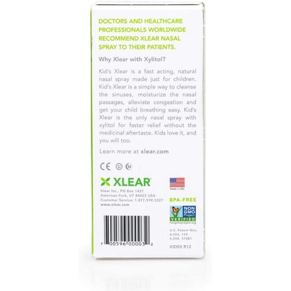 [Hàng Mỹ] XỊT MŨI XLEAR GIÚP THÔNG MŨI CHO BÉ - 22ML
