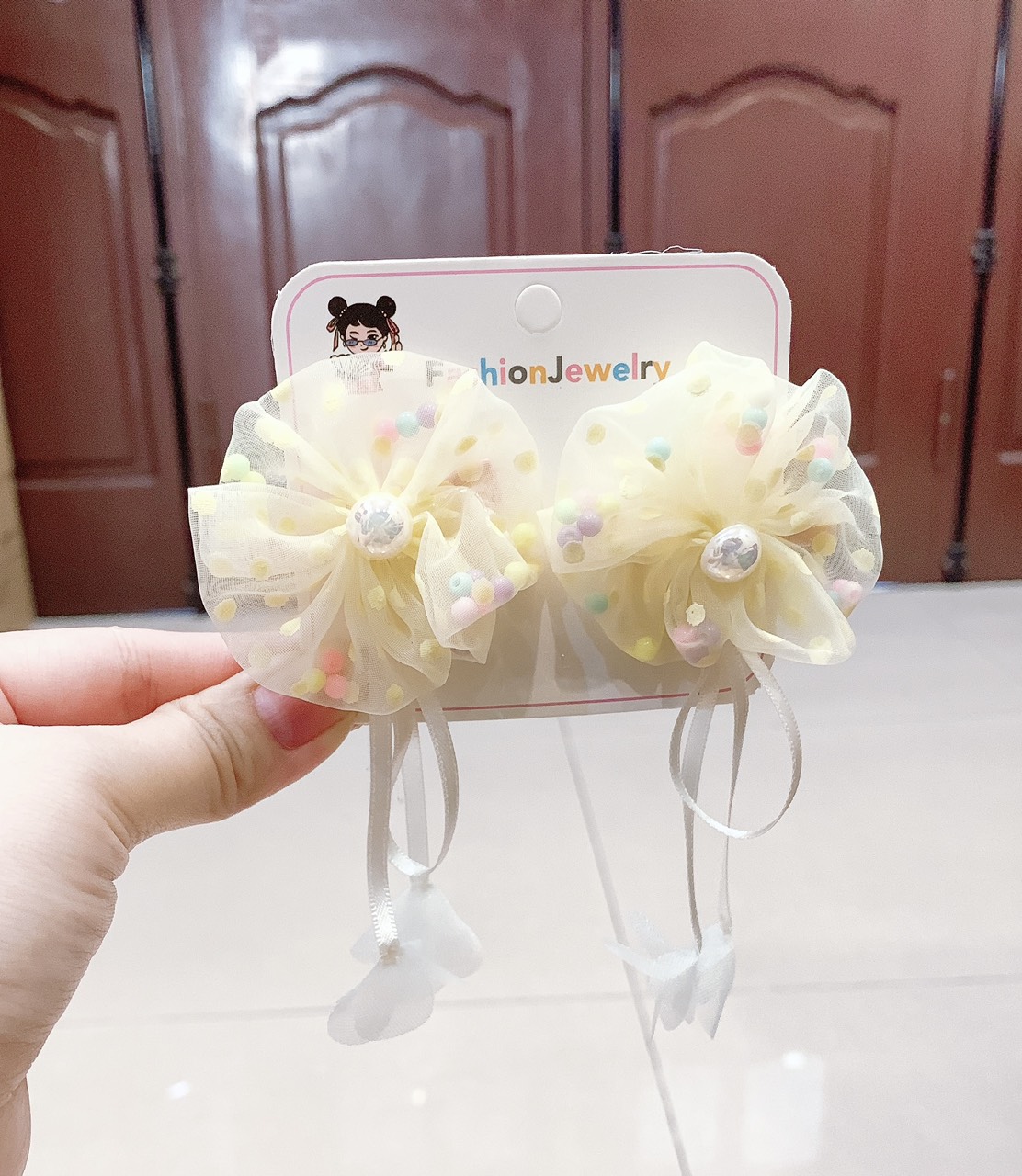 Sét 2 Kẹp Tóc Mỏ Vịt Cho Bé Siêu Xinh-phukienteen