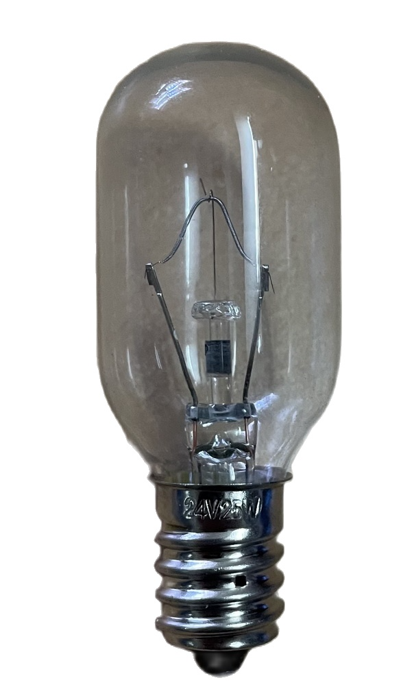 [HCM]Bóng đèn sợi đốt E14 24V 25W 25x70mm (Tubular lamps 24V 25W E14 25x70mm clear)