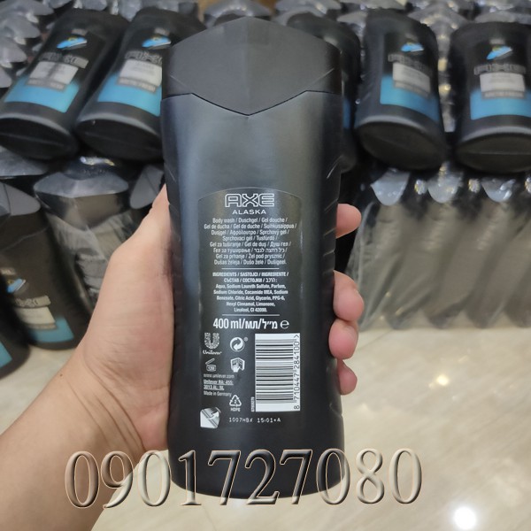 Sữa tắm gội AXE Alaska Bắc Cực 400ml - Đức