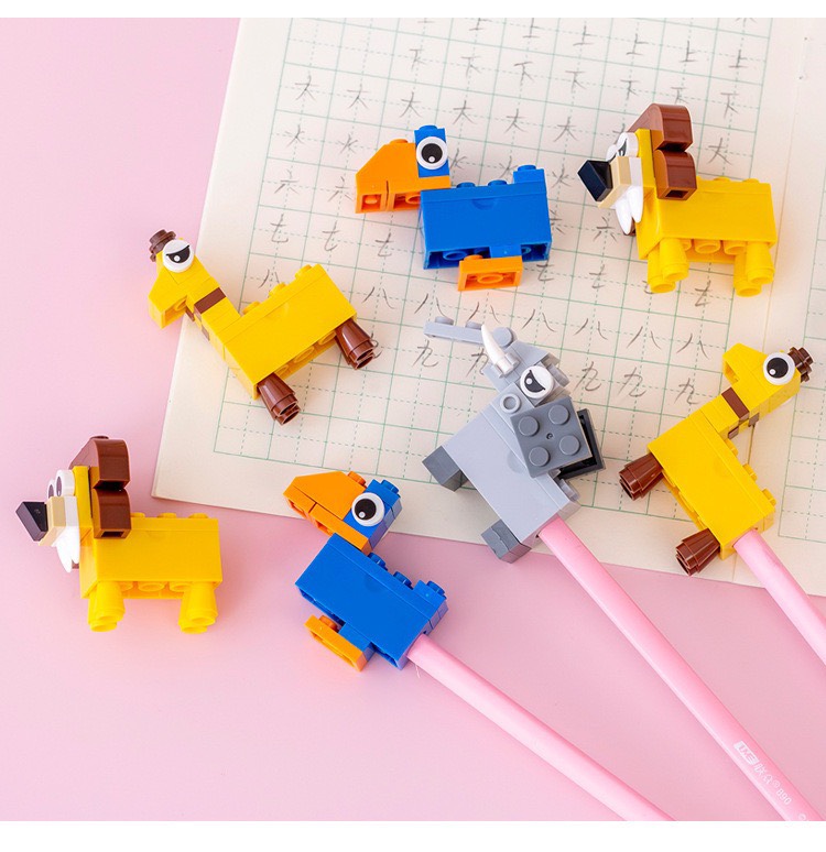 Gọt bút chì lắp ghép lego nhà cam