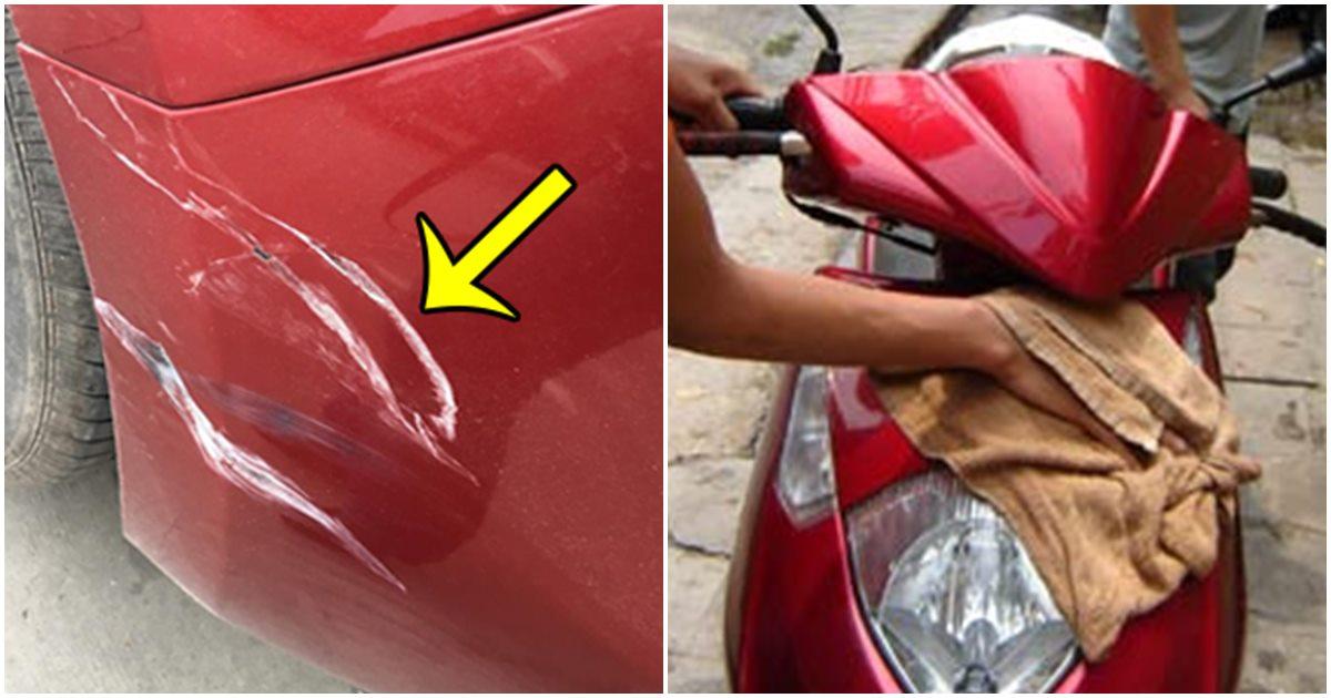 Kem xóa vết xước xe máy ô tô
