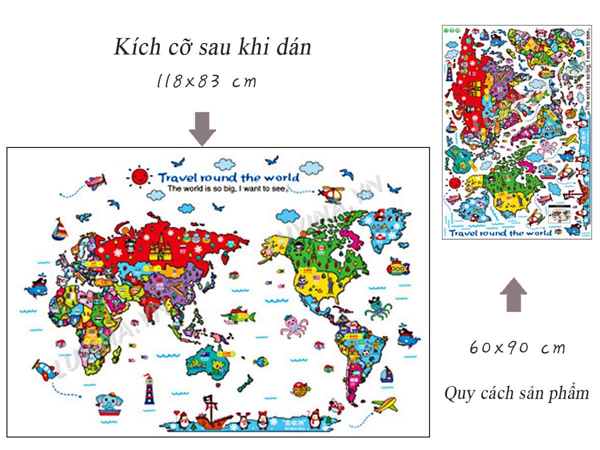 [HCM]DECAL DÁN TƯỜNG BẢNG MÀU CHO BÉ