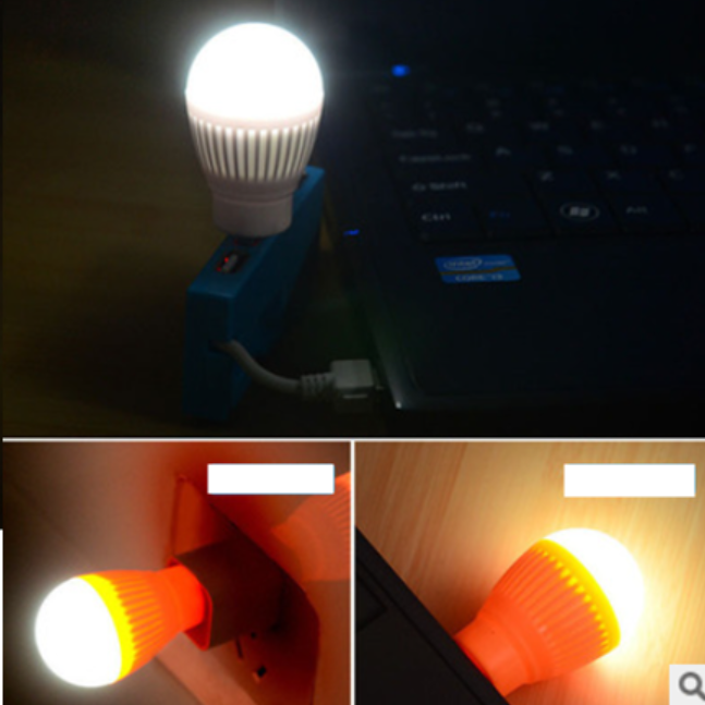 Bóng đèn tròn led usb mini