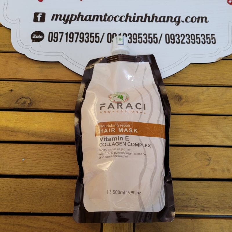 (Chính hãng công ty) HẤP COLLAGEN SIÊU MỀM MƯỢT FARACI 500ML