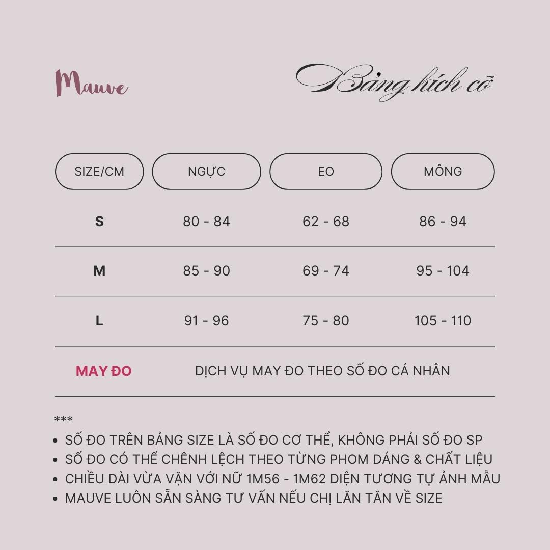 Mauve set ren Mauve Lace set